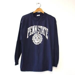 Vintage Penn State University Football Long Sleeve T Shirt Medium